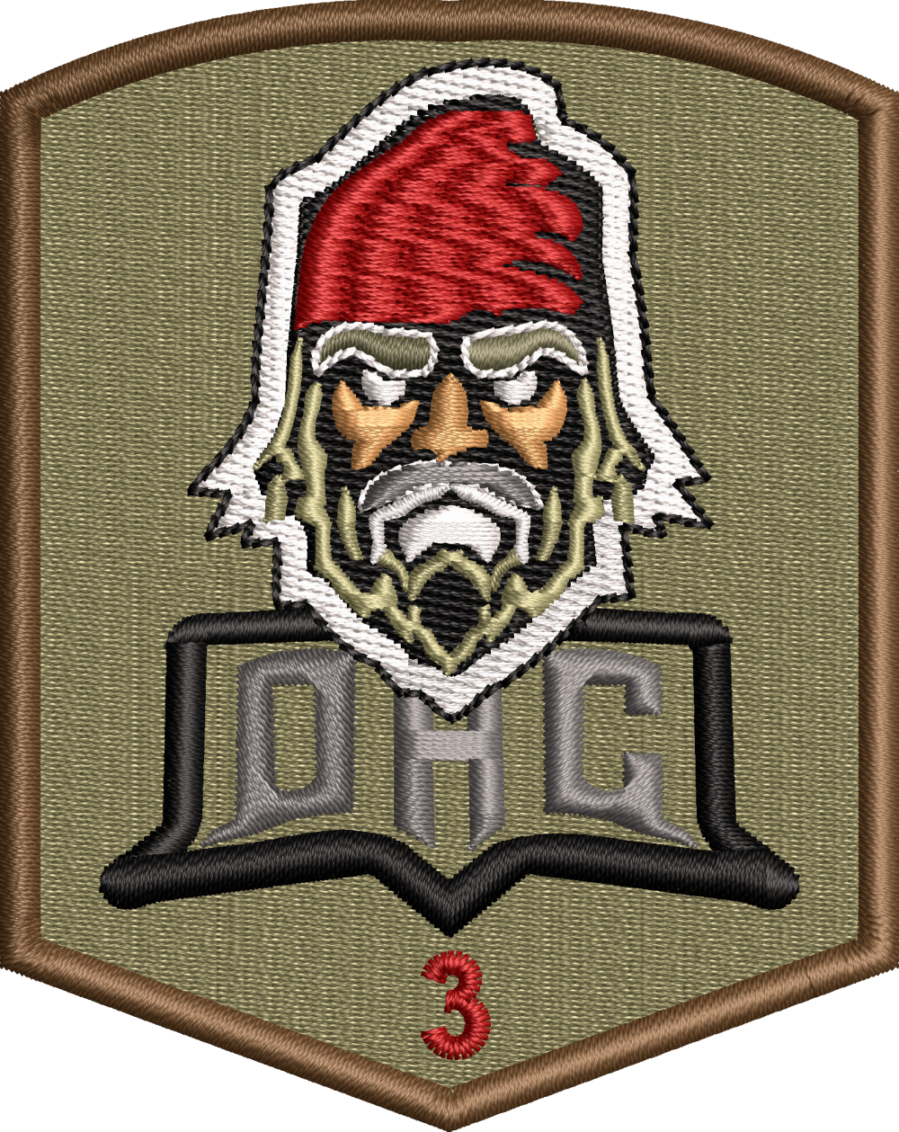 EMBLEMA DAC ROSU
